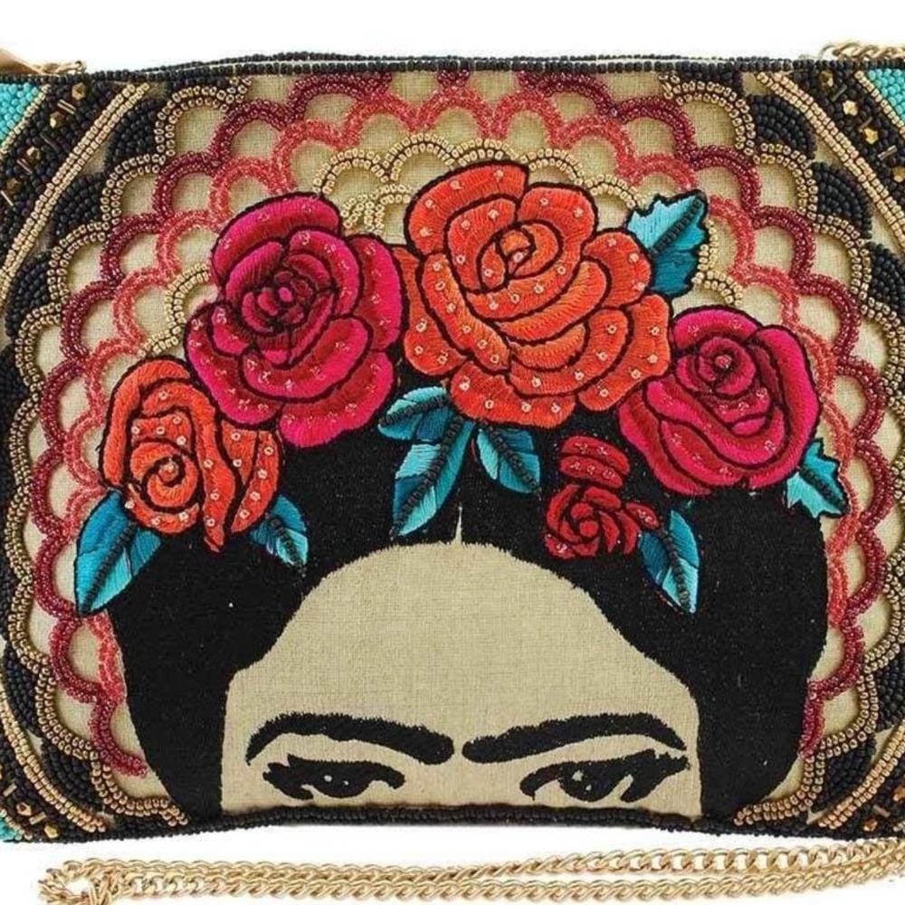 Mary Frances Beaded Frida Kahlo Clutch